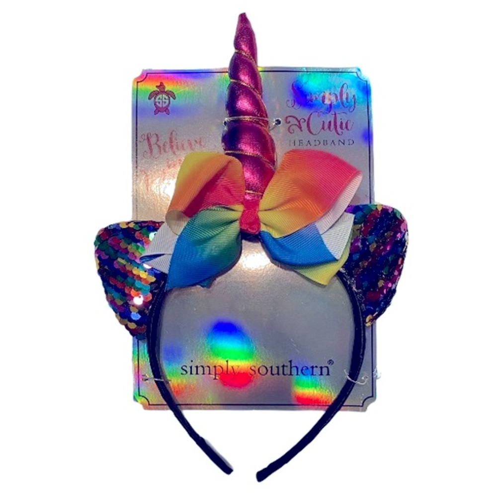 Simply Southern Rainbow Unicorn Headband